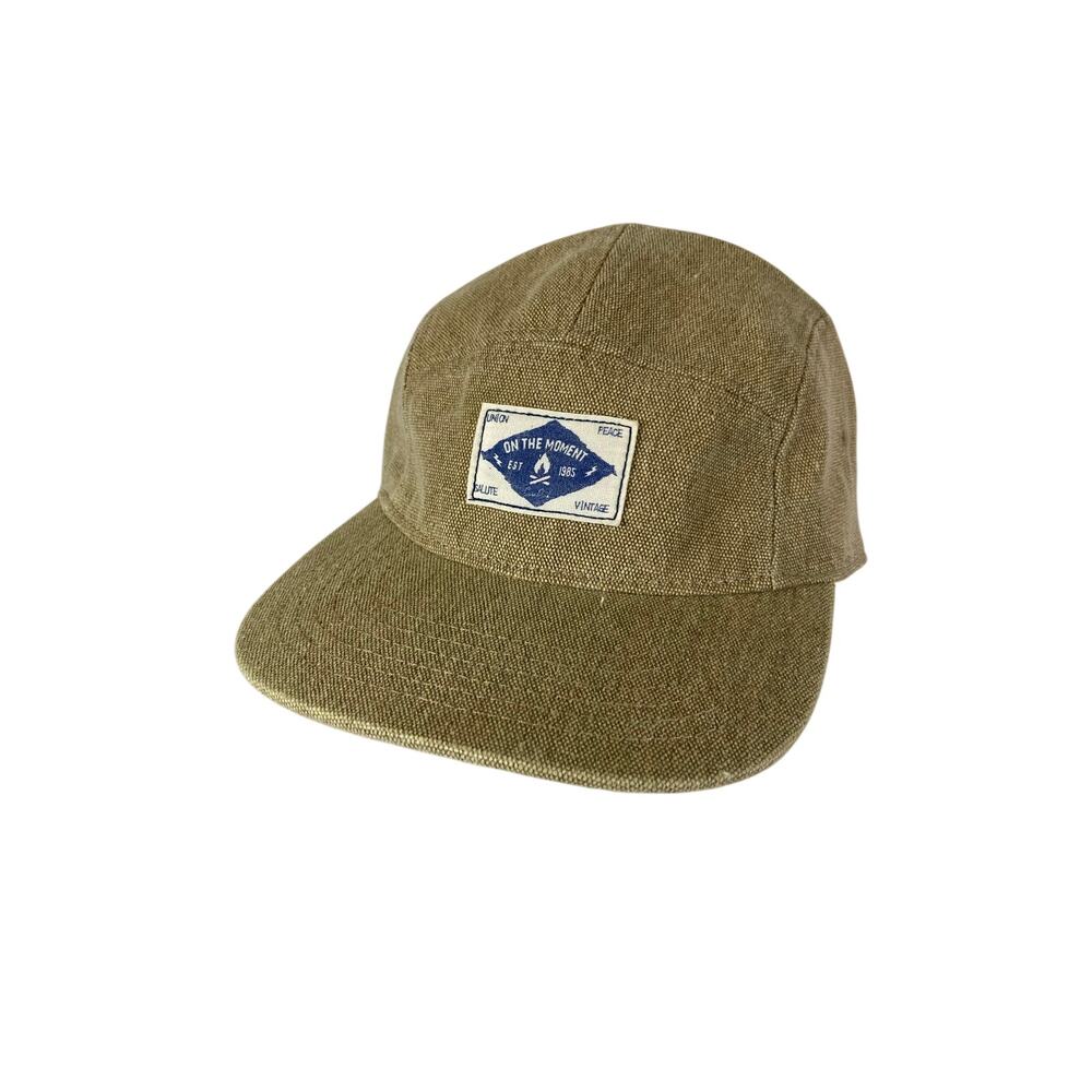 5 Panel Hat Baseball Cap Adjustable One Size Khaki